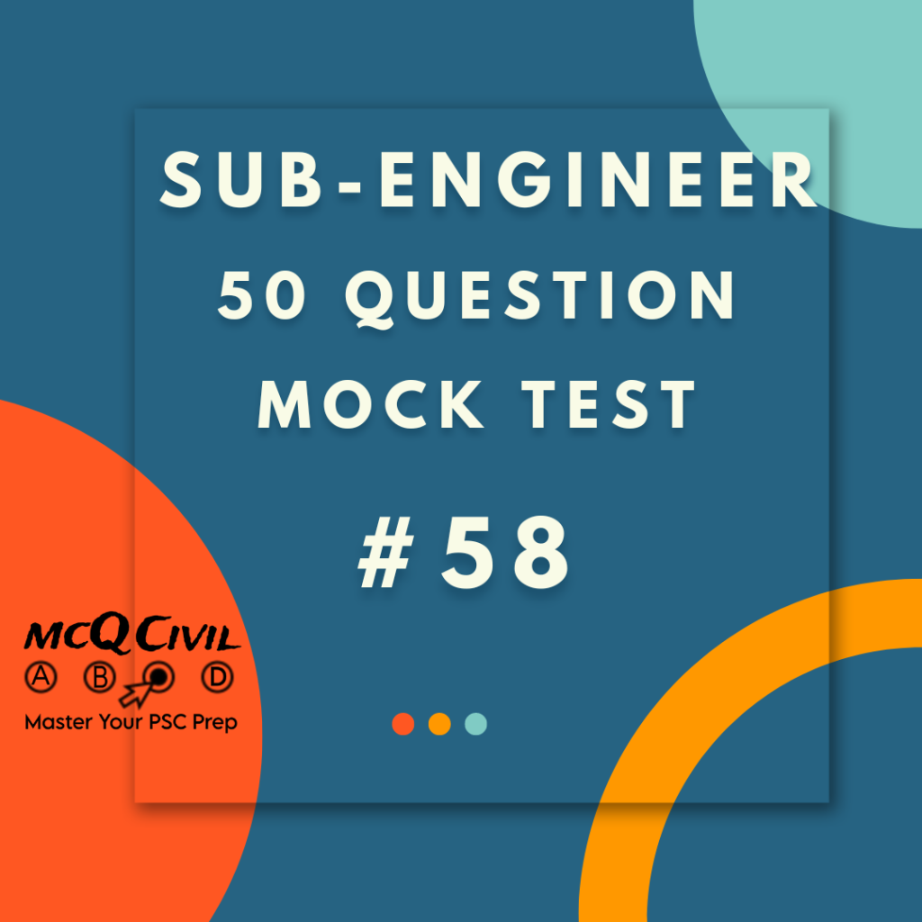 mcq civil mock test