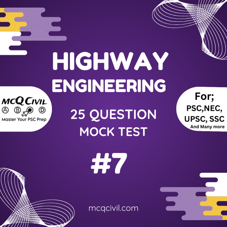 mcq civil engineering