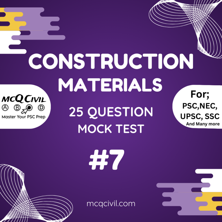 civil engineering mcq