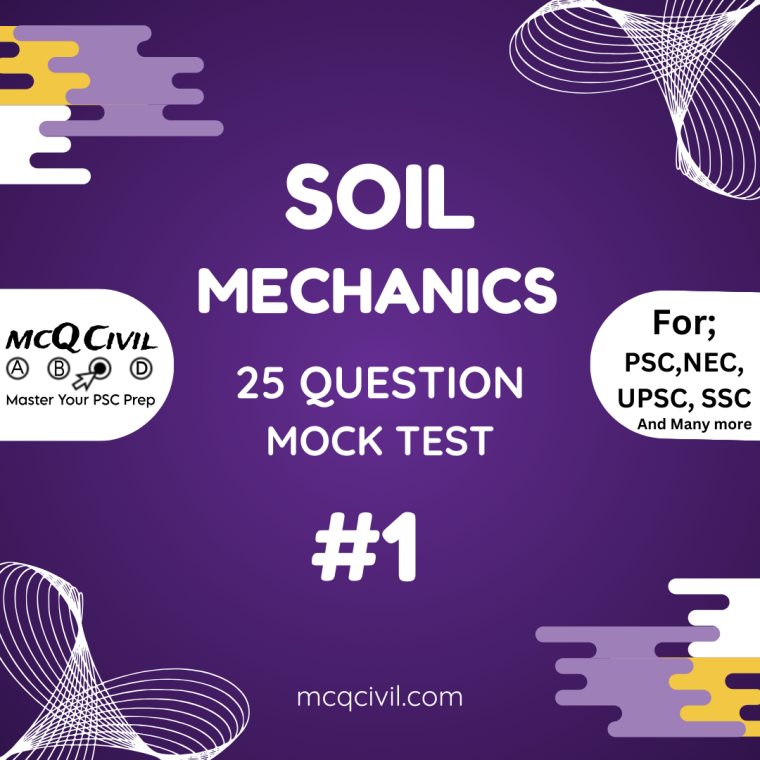 soil mechanics mcq online test