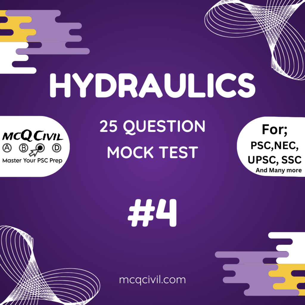 hydraulics mcq online test