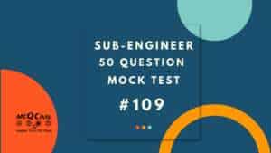 Mcq for Civil Engineering